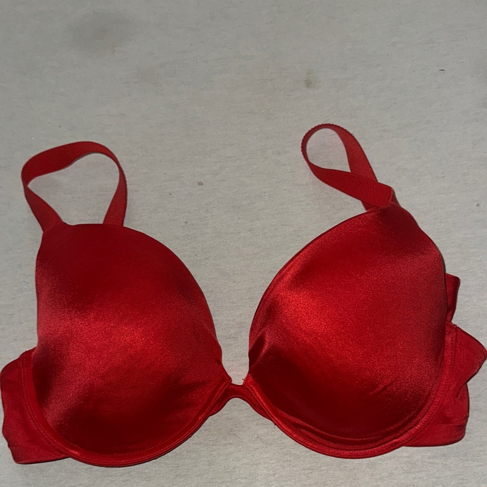 Womens Size 40DD elegant red bra.